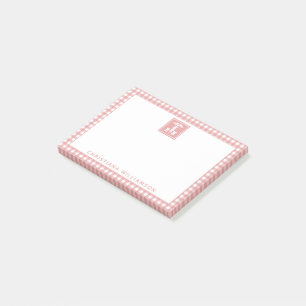 Persoonlijk geruit patroon RN verpleegster Post-it® Notes