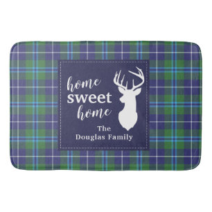 Persoonlijk geruite vakantie Clan Douglas tartan Badmat