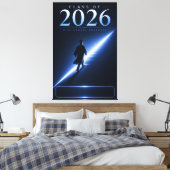 Persoonlijk Geschenk Afstudeerjaar Senior 2026 Canvas Afdruk (Insitu (Slaapkamer))