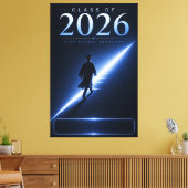 Persoonlijk Geschenk Afstudeerjaar Senior 2026 Canvas Afdruk (Insitu (Woonkamer))