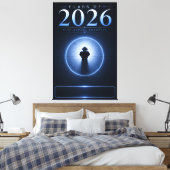 Persoonlijk Geschenk Afstudeerklas 2026 Canvas Afdruk (Insitu (Slaapkamer))