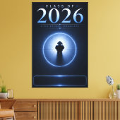 Persoonlijk Geschenk Afstudeerklas 2026 Canvas Afdruk (Insitu (Woonkamer))