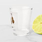 Persoonlijk geschenk cello shot glas (Rechts)