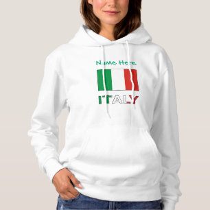 Persoonlijk Geschenk Italiaanse Vlag Republiekdag  Hoodie