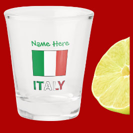 Persoonlijk Geschenk Italiaanse Vlag Republiekdag  Shot Glas