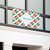 Persoonlijk Geschenk Italiaanse Vlag Republiekdag Spandoek (Buitenkant Gebouw)