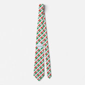 Persoonlijk Geschenk Italiaanse Vlag Republiekdag Stropdas (Voorkant)