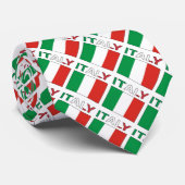 Persoonlijk Geschenk Italiaanse Vlag Republiekdag Stropdas (Opgerold)