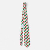 Persoonlijk Geschenk Italiaanse Vlag Republiekdag Stropdas (Achterkant)