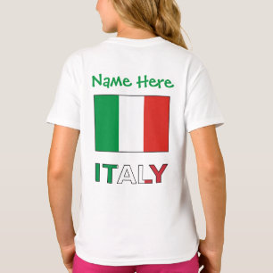 Persoonlijk Geschenk Italiaanse Vlag Republiekdag  T-shirt