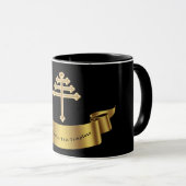 Persoonlijk Geschenk Maronitische Kerkkruis Mok (Voorkant rechts)