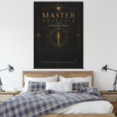 Persoonlijk Geschenk Master Afgestudeerde 2026 Canvas Afdruk (Insitu (Slaapkamer))