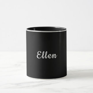 Persoonlijk Geschenk met de naam Ellen in typograf Mok