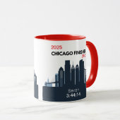 Persoonlijk geschenk voor Chicago Marathon-deelnem Mok (Voorkant rechts)