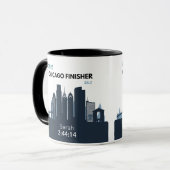 Persoonlijk geschenk voor Chicago Marathon-deelnem Mok (Voorkant links)