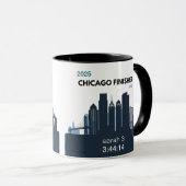 Persoonlijk geschenk voor Chicago Marathon-deelnem Mok (Voorkant rechts)