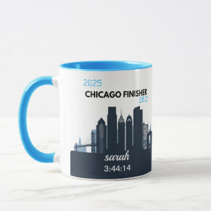 Persoonlijk geschenk voor Chicago Marathon-deelnem Mok