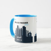 Persoonlijk geschenk voor Chicago Marathon-deelnem Mok (Voorkant links)