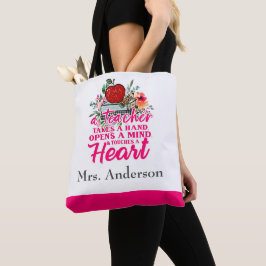 Persoonlijk Geschenk Voor Docent 'Een Leraar Neemt Tote Bag
