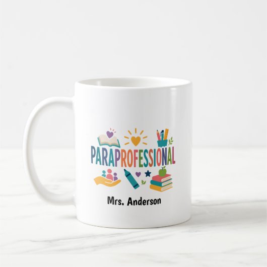 Persoonlijk Geschenk voor een Paraprofessional Koffiemok (Links)