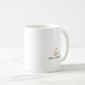 Persoonlijk Geschenk voor het Hart van het Schoolt Koffiemok (Voorkant rechts)