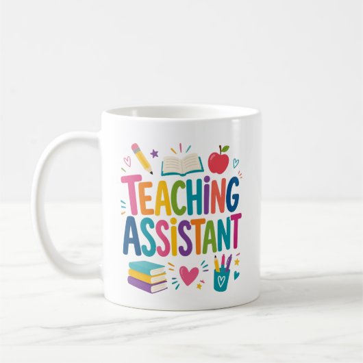 Persoonlijk Geschenk voor Onderwijsassistent Koffiemok (Links)