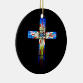 Persoonlijk geschenk voor priesterwijding jubileum keramisch ornament (Rechts)