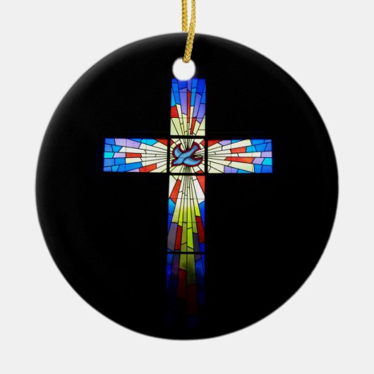 Persoonlijk geschenk voor priesterwijding jubileum keramisch ornament (Voorkant)