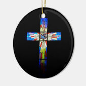 Persoonlijk geschenk voor priesterwijding jubileum keramisch ornament (Links)
