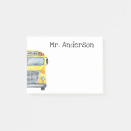 Persoonlijk geschenk voor schoolbuschauffeur post-it® notes