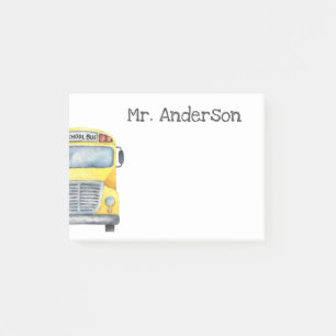 Persoonlijk geschenk voor schoolbuschauffeur post-it® notes