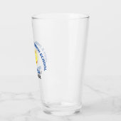 Persoonlijk geschenk voor softbalspeler op de midd glas (Links)