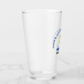 Persoonlijk geschenk voor softbalspeler op de midd glas (Rechts)