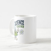 Persoonlijk geschenk voor wetenschapsleraar koffiemok (Voorkant links)