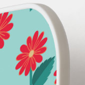 Persoonlijk geschilderd bloemendesign pickleball-p pickleball paddle (Links Detail)