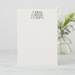 Persoonlijk Geschreven Briefpapier Elegante Art De Notitiekaartje