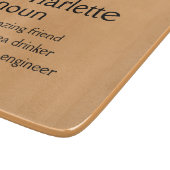 Persoonlijk gesneden snijplank Trouw Charcuterie C (Hoek)