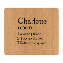 Persoonlijk gesneden snijplank Trouw Charcuterie C