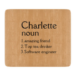 Persoonlijk gesneden snijplank Trouw Charcuterie C