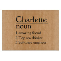 Persoonlijk gesneden snijplank Trouw Charcuterie S