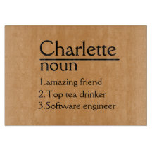 Persoonlijk gesneden snijplank Trouw Charcuterie S