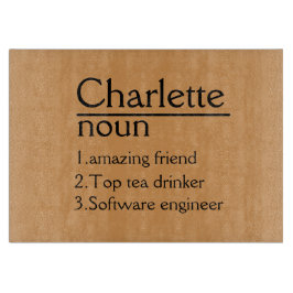 Persoonlijk gesneden snijplank Trouw Charcuterie S