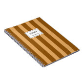 Persoonlijk gestreept notitieboek journaal (Rechterzijde)