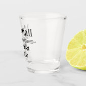 Persoonlijk Getuige Shot Glas (Rechts)