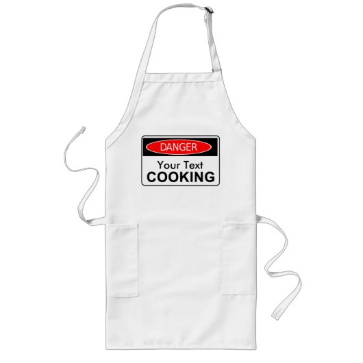 Persoonlijk gevaarlijk Apron Lang Schort (Voorkant)