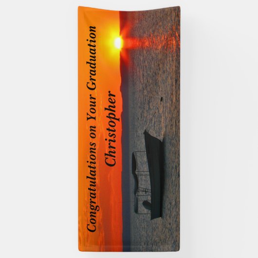 Persoonlijk Gevist Afstuderen Spandoek (Verticaal)