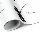 Persoonlijk Gevist Cadeaupapier (Rol Hoek)