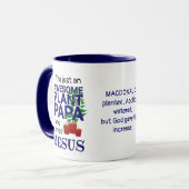 Persoonlijk GEWELDIGE PLANT PAPA LOVES JESUS Mok (Voorkant links)