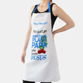 Persoonlijk GEWELDIGE PLANT PAPA LOVES JESUS Schort (Insitu)