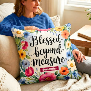 Persoonlijk Gezegend Buiten Mate Christelijk Kussen